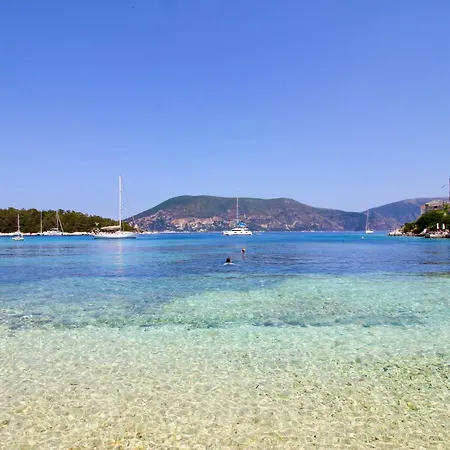 Ground Floor On Zavalata In Fiskardo! 20 Steps From Zavalata Beach! Apartment